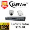 CCTVSG.NET SafeVue 1080P IP CCTV Package 1 2 1pc cctv package