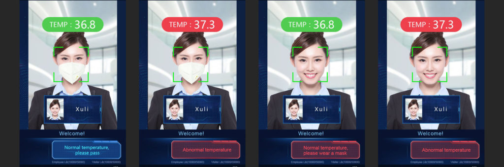 AI Face Recognition Temperature Screening and Visitor Management System 1