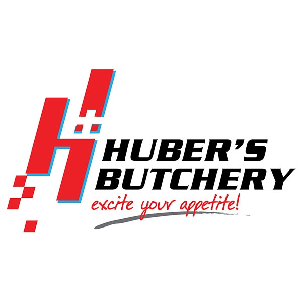 huber butchery white logo